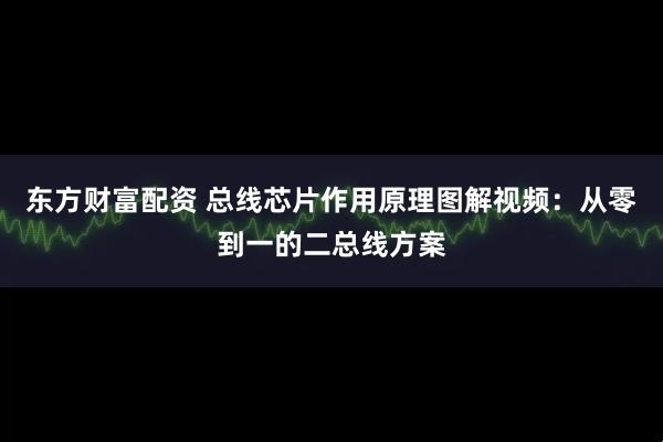 东方财富配资 总线芯片作用原理图解视频：从零到一的二总线方案