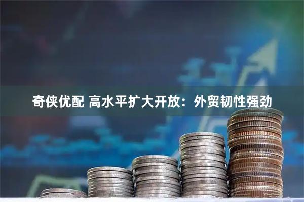 奇侠优配 高水平扩大开放：外贸韧性强劲